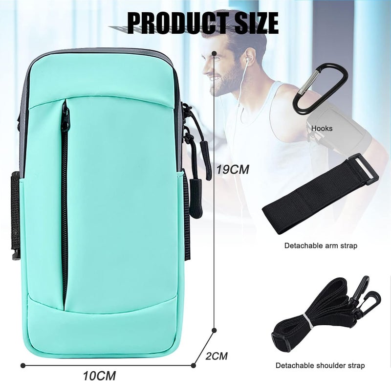 AiScrofa Phone Holder Arm Bands for Running Armband Small Crossbody Bags for Women Kids,iPhone 15 14 13 12 11 Pro Max Xs Xr X 6 7 8 Plus SE Mini Galaxy Ultra Edge S24 S23 Note - Image 5